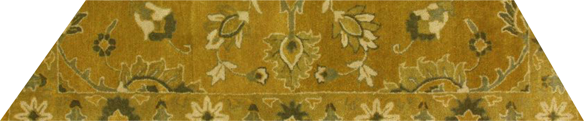 a rug in front of the altar